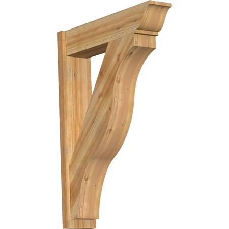 Ekena Millwork Funston Traditional Rough Sawn Outlooker, Western Red Cedar, 8"W x 34"D x 46"H OUT08X34X46FST01RWR